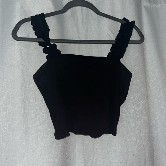 Garage Ribbed Cropped Tank Top - Picture 1 of 2